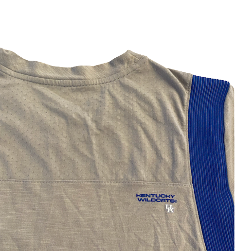 Yusuf Corker Kentucky Football Team Issued Workout Shirt (Size L)