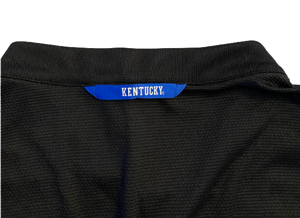 Yusuf Corker Kentucky Football Team Issued Polo Shirt (Size XL)