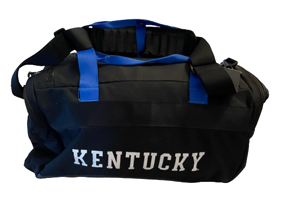 Yusuf Corker Kentucky Football Team Exclusive Travel Duffel Bag with Number