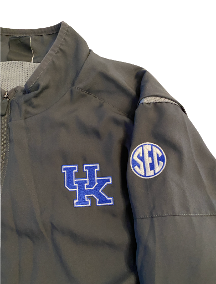 Yusuf Corker Kentucky Football Team Issued Jacket with SEC Patch (Size L)