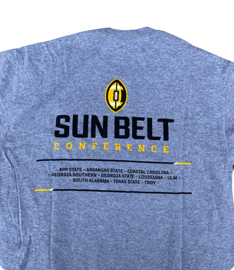Shaun Jolly Appalachian State Football Team Issued "2021 SUN BELT CHAMPIONSHIP" T-Shirt (Size M)