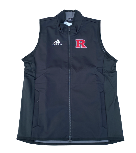 Lawrence Stevens Rutgers Football Team Issued Vest Jacket (Size S) - New with Tags