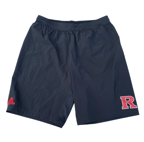 Lawrence Stevens Rutgers Football Team Issued Workout Shorts (Size L)