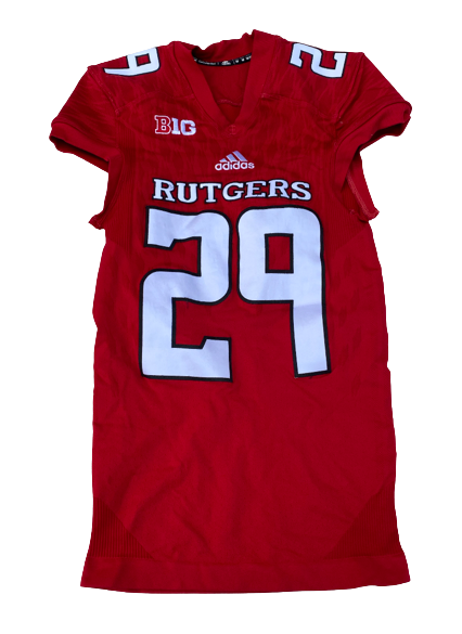 Lawrence Stevens Rutgers Football Game Worn Jersey (Size M)