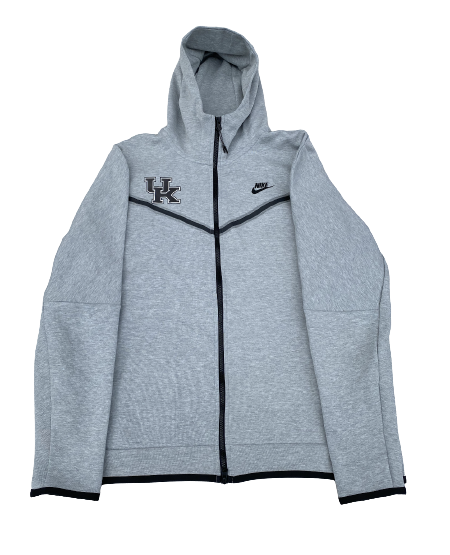 Kellan Grady Kentucky Basketball Team Exclusive Nike TECH FLEECE Jacket (Size XL)