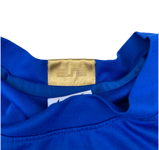 Kellan Grady Kentucky Basketball Team Exclusive Pre-Game Shooting Shirt with Gold Elite Tag (Size L)