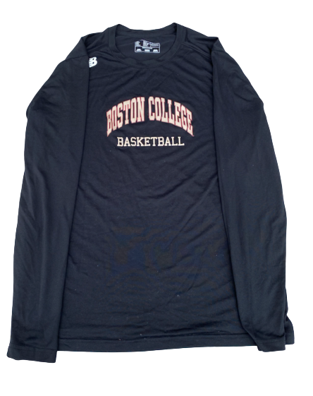 Brevin Galloway Boston College Basketball Team Issued Long Sleeve Shirt (Size L)