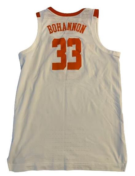 Naz Bohannon Clemson Basketball 2021-2022 Game Worn Jersey (Size 48)