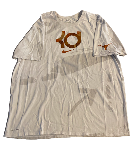 Denzel Okafor Texas Football Team Issued "Kevin Durant" T-Shirt (Size 2XL)