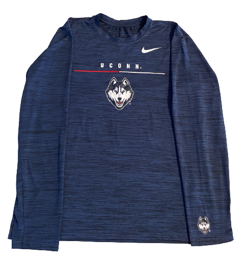Sidney Wilson UCONN Basketball Team Issued Long Sleeve Shirt (Size M)