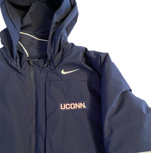 Sidney Wilson UCONN Basketball Player Exclusive Winter Coat (Size L)