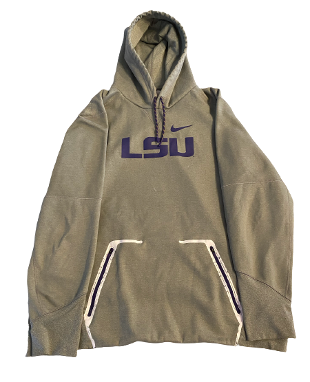Aaron Moffitt LSU Football Team Issued Sweatshirt (Size 2XL)