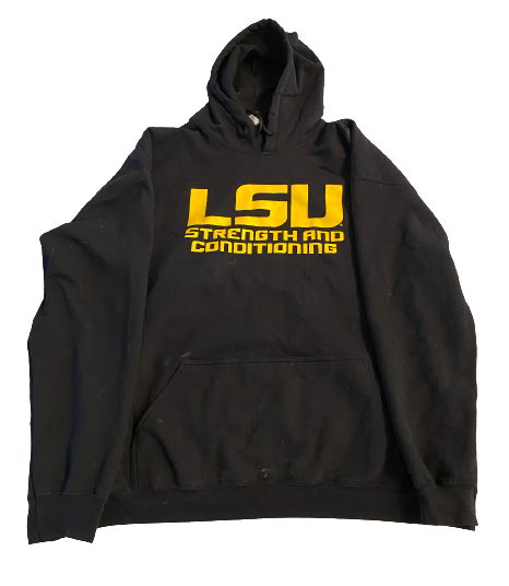 Aaron Moffitt LSU Football Team Exclusive Strength & Conditioning Sweatshirt (Size 4XL)