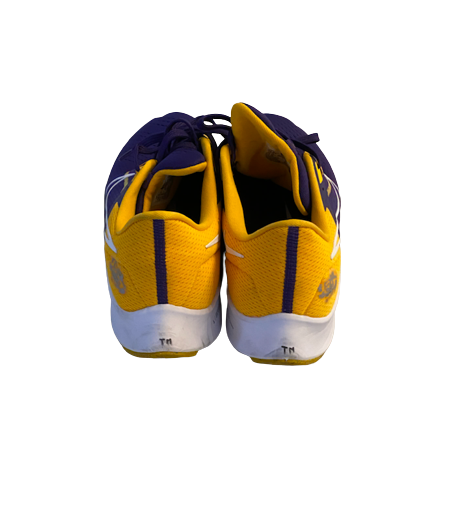 Aaron Moffitt LSU Football Team Issued Shoes (Size 12.5)