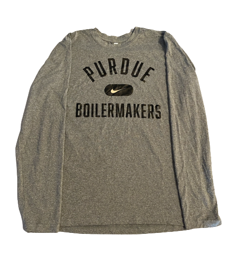 Jared Wulbrun Purdue Basketball Team Issued Long Sleeve Shirt (Size M)
