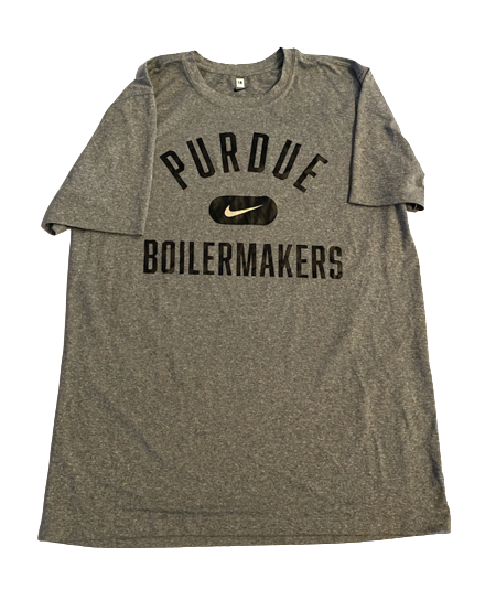 Jared Wulbrun Purdue Basketball Team Issued Workout Shirt (Size M)