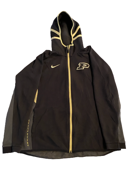 Jared Wulbrun Purdue Basketball Team Issued Travel Jacket (Size M)
