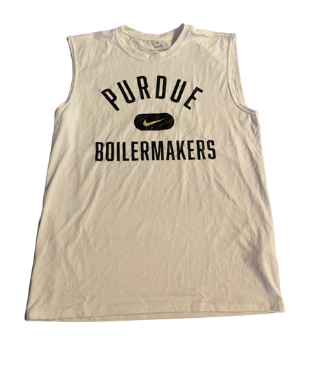 Jared Wulbrun Purdue Basketball Team Issued Workout Tank (Size M)