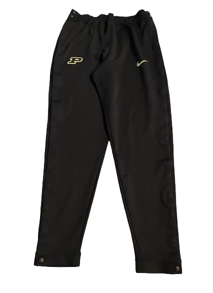 Jared Wulbrun Purdue Basketball Team Exclusive Pre-Game Snap-Off Sweatpants (Size L)