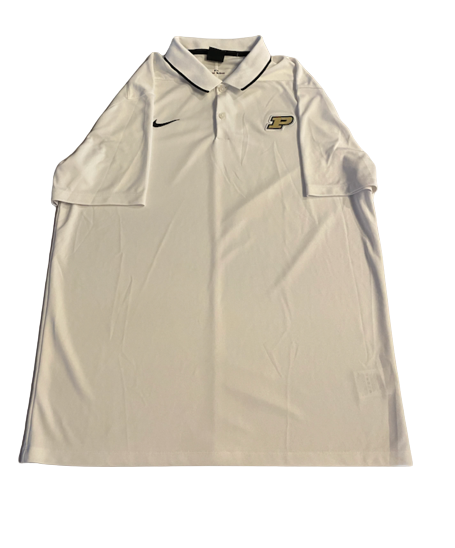 Jared Wulbrun Purdue Basketball Team Issued Polo Shirt (Size L)
