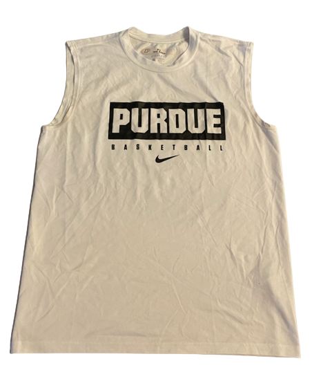 Jared Wulbrun Purdue Basketball Team Issued Workout Tank (Size L)