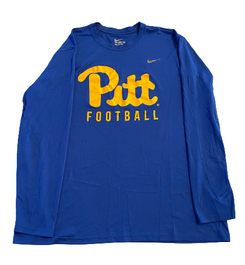 Keyshon Camp Pittsburgh Football Team Issued Long Sleeve Shirt (Size 2XL)