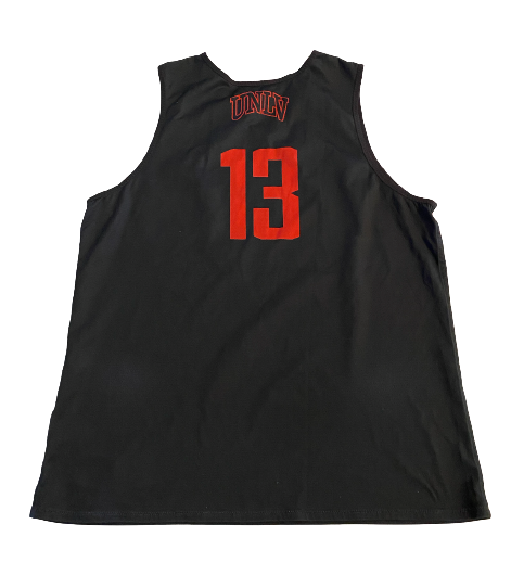 Bryce Hamilton UNLV Basketball SIGNED Practice Worn Reversible Practice Jersey (Size L)