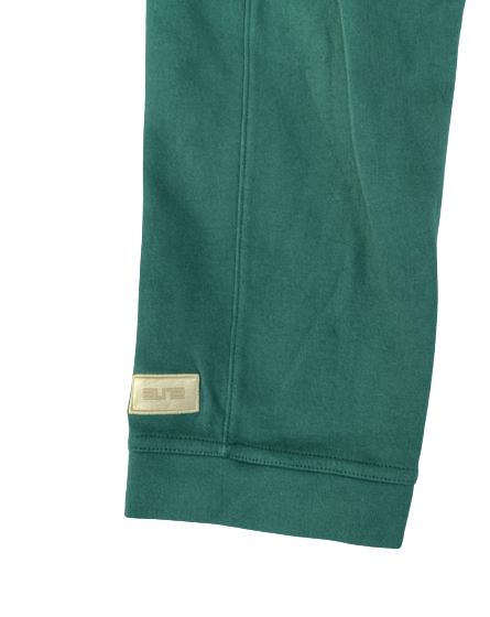 Queen Egbo Baylor Basketball Team Issued Travel Sweatpants with Gold Elite Tag (Size LT)