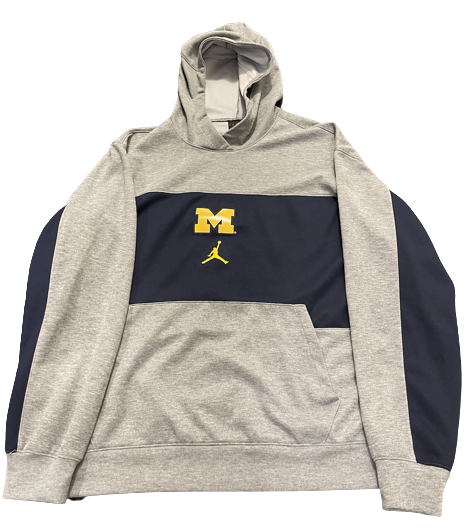 David Ojabo Michigan Football Team Issued Jordan Sweatshirt (Size XL)