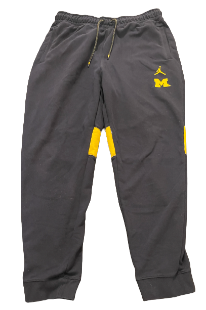 David Ojabo Michigan Football Team Issued Jordan Sweatpants (Size XL)