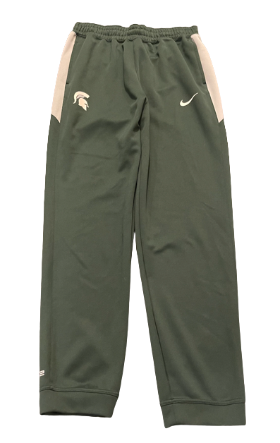 Gabe Brown Michigan State Basketball Team Issued Sweatpants (Size LT)