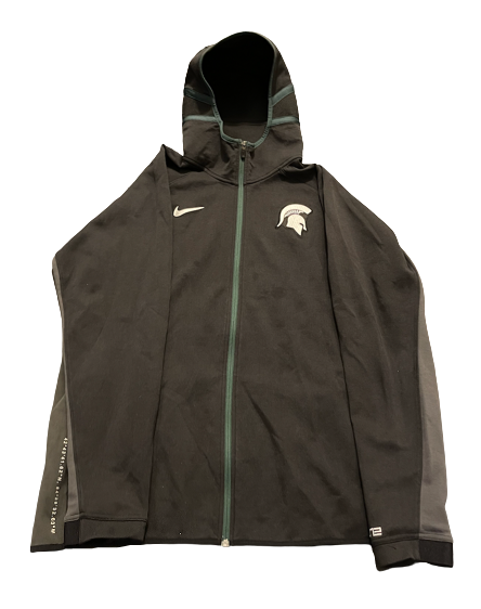 Gabe Brown Michigan State Basketball Team Exclusive Travel Jacket (Size XLT)