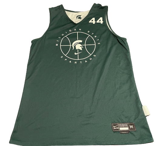 Gabe Brown Michigan State Basketball Exclusive Reversible Practice Jersey (Size M)