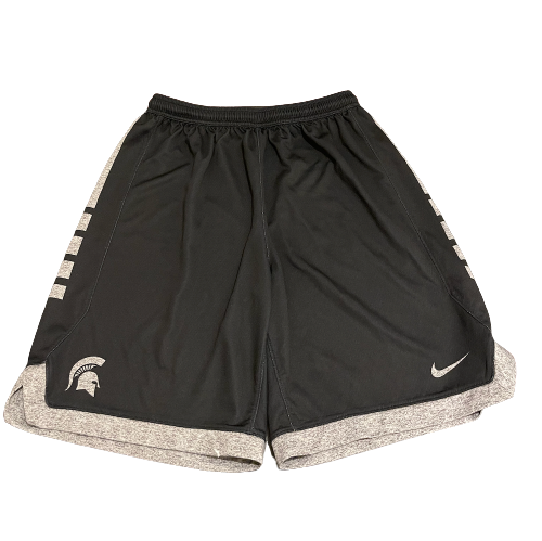 Gabe Brown Michigan State Basketball Exclusive Practice Shorts (Size L)