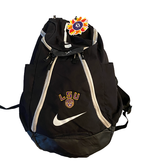 Ray Thornton LSU Football Player Exclusive Backpack with 
