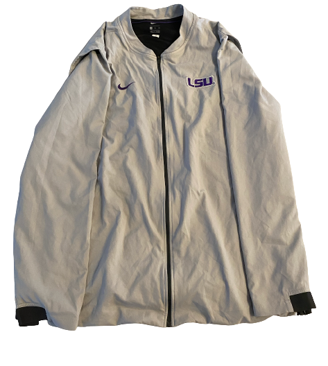 Ray Thornton LSU Football Team Issued Travel Jacket (Size XL)