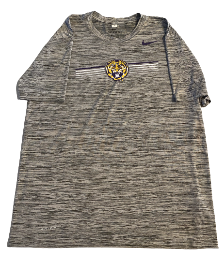 Ray Thornton LSU Football Team Issued Workout Shirt (Size L)