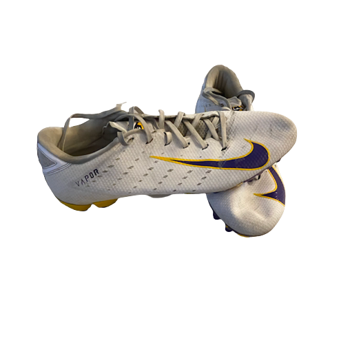 Ray Thornton LSU Football Player Exclusive Cleats (Size 13)