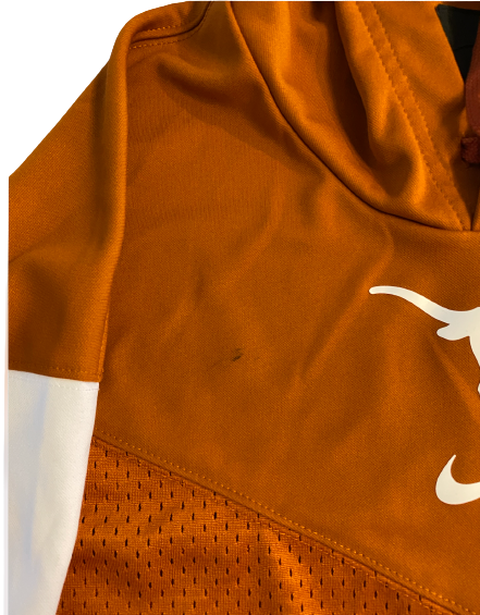 Ray Thornton Texas Football Team Issued Performance Hoodie (Size XL)