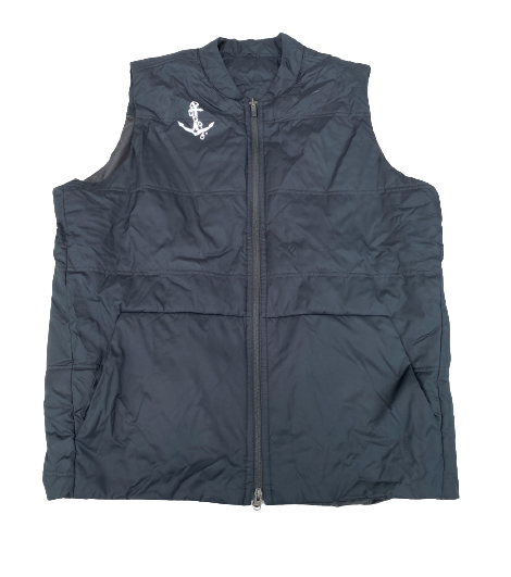 Carlton Lorenz Vanderbilt Football Team Issued Vest Jacket (Size 2XL)