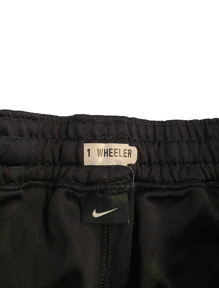 Aaron Wheeler Purdue Basketball Team Issued Travel Sweatpants (Size LT)