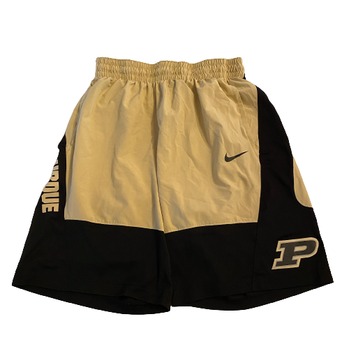 Aaron Wheeler Purdue Basketball Team Issued Workout Shorts (Size L)