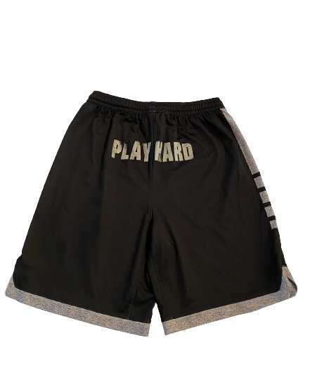 Aaron Wheeler Purdue Basketball Player Exclusive Practice Shorts (Size L)