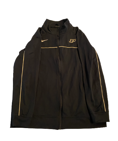 Aaron Wheeler Purdue Basketball Team Issued Jacket (Size LT)