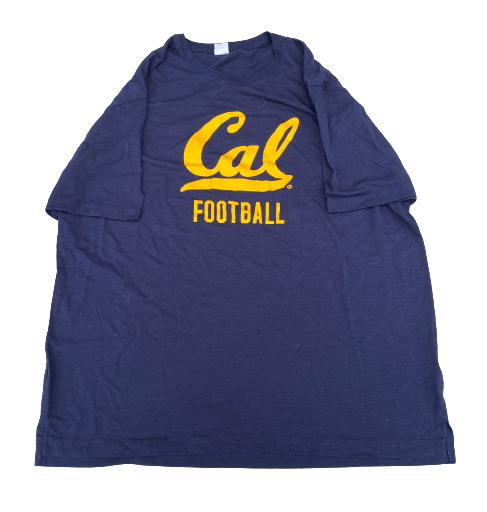 Jake Tonges California Football Team Issued Workout Shirt (Size XL)