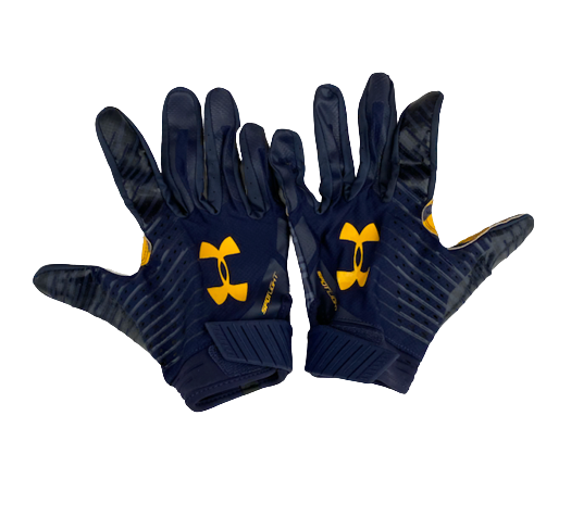 Jake Tonges California Football Player Exclusive Football Gloves (Size 2XL)