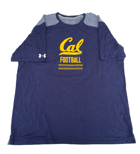 Jake Tonges California Football Team Issued Workout Shirt (Size XL)