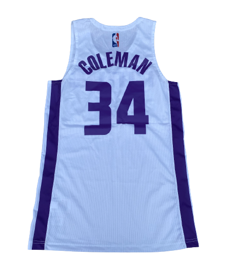 Matt Coleman Sacramento Kings Game Worn Summer League Jersey (Size M)