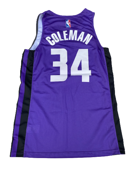 Matt Coleman Sacramento Kings Game Worn Summer League Jersey (Size L)
