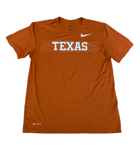 Matt Coleman Texas Basketball Team Issued Workout Shirt (Size M)